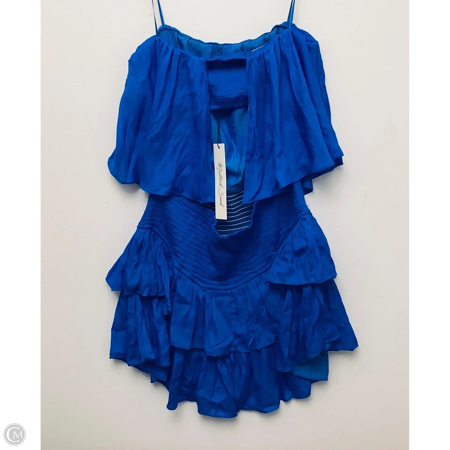 Romper By Mustard Seed In Blue, Size: L