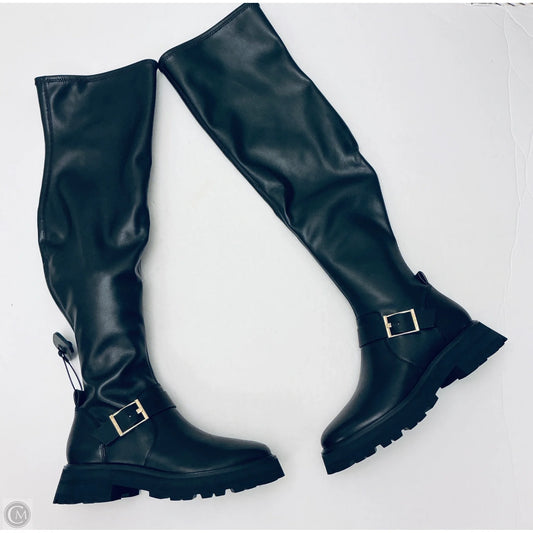 Boots Designer By Michael Kors In Black, Size: 8.5