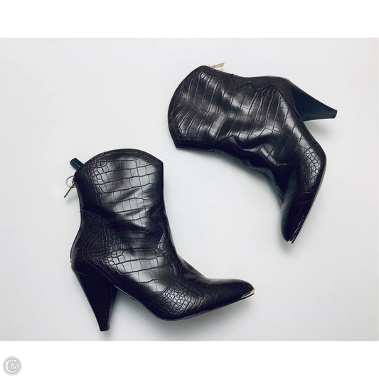 Boots Ankle Heels By Nanette By Nanette Lepore In Brown, Size: 11