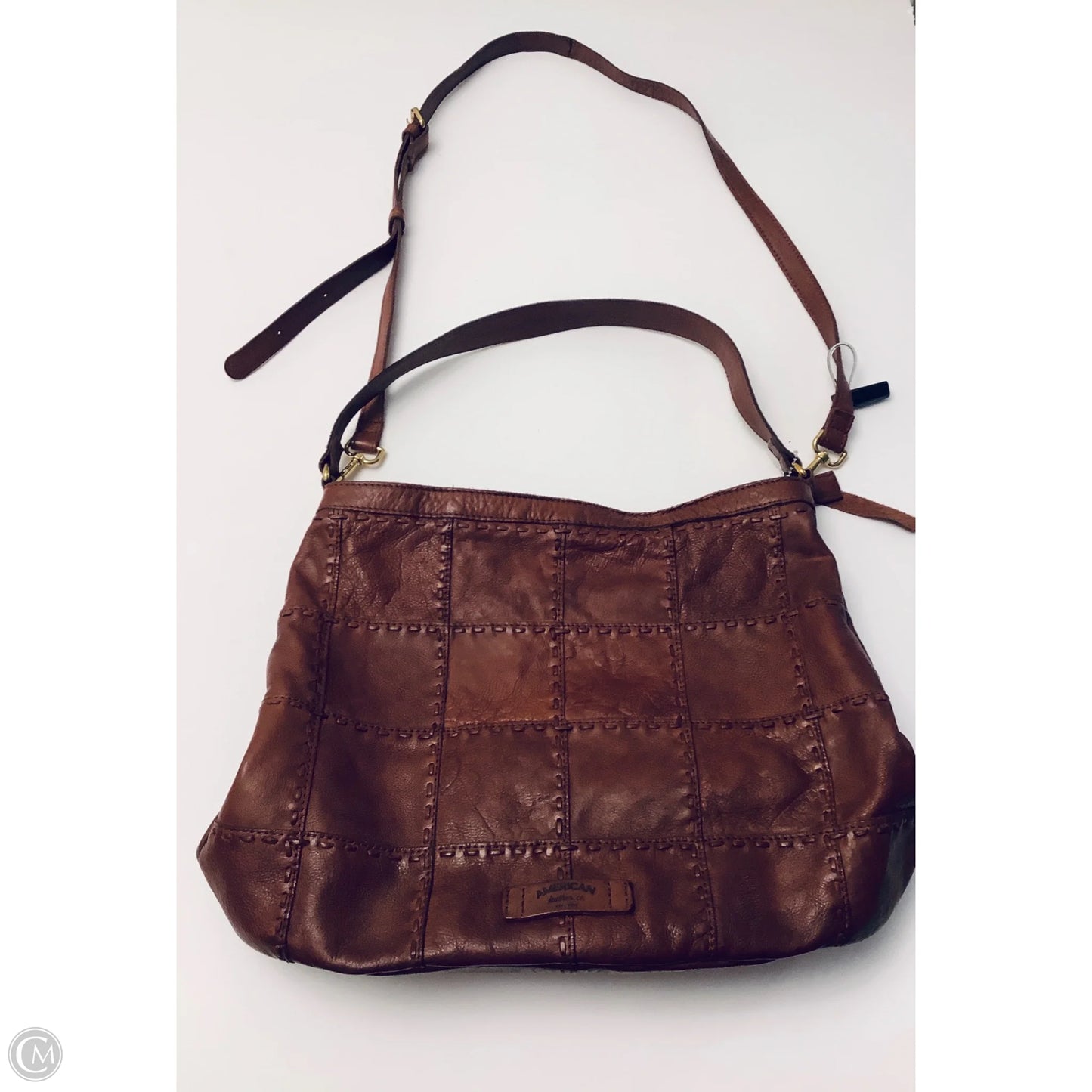 Handbag Leather By Cmc, Size: Large