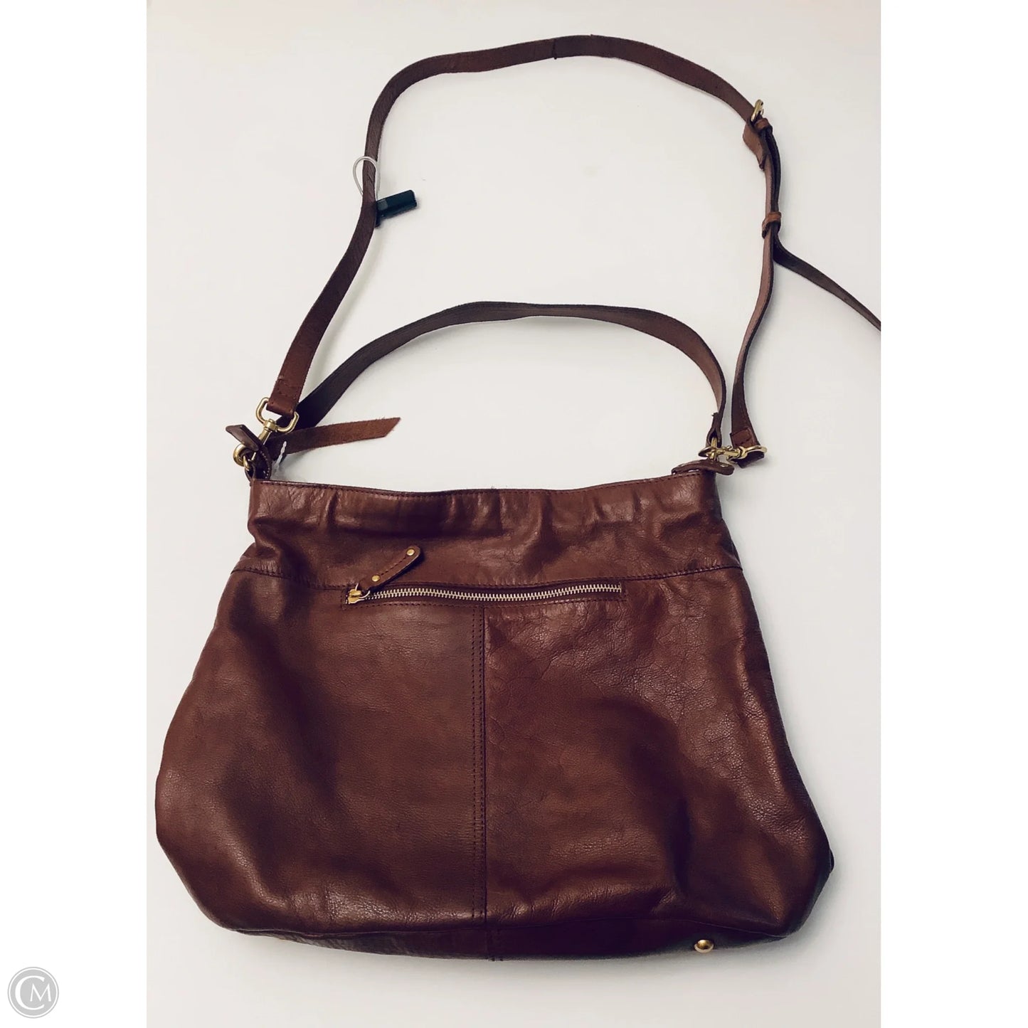 Handbag Leather By Cmc, Size: Large