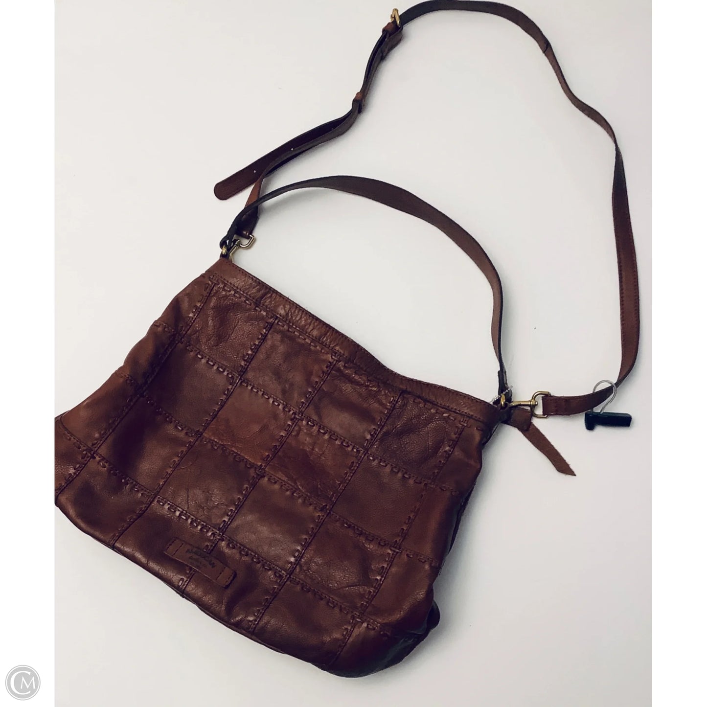 Handbag Leather By Cmc, Size: Large