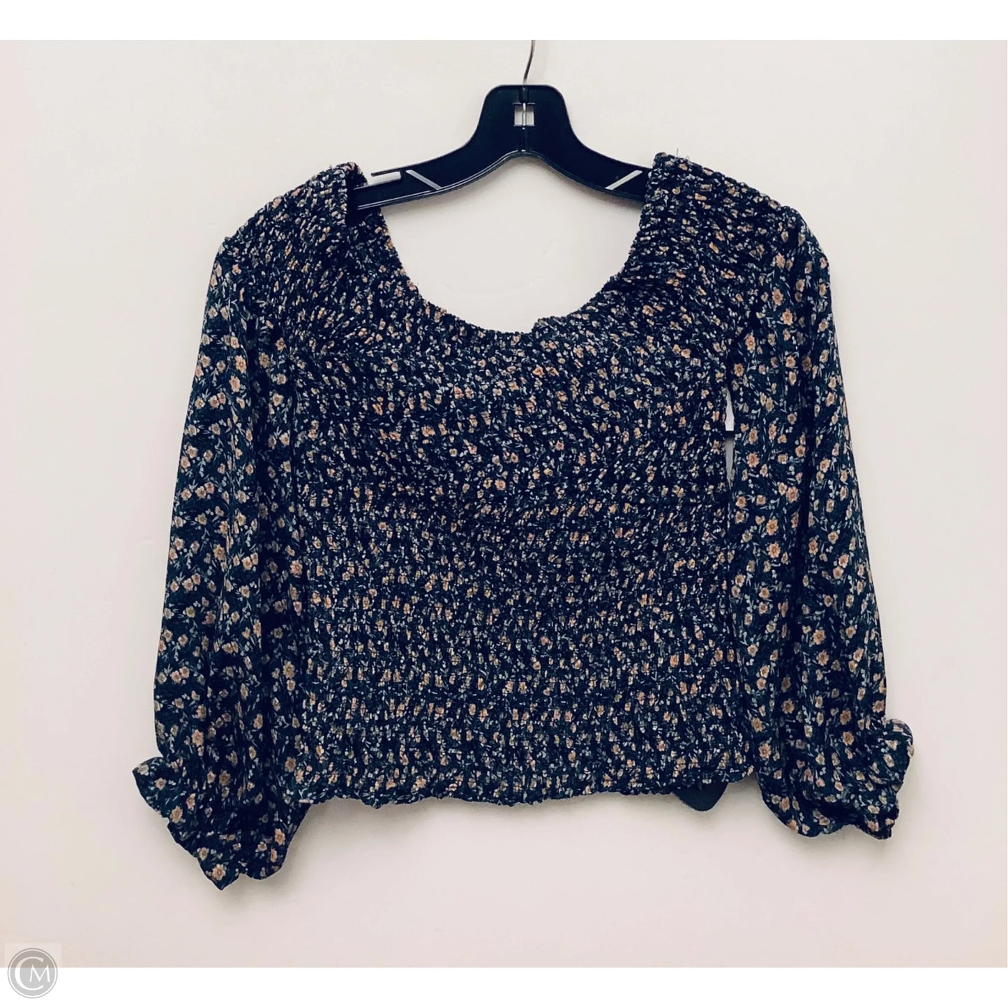 Top Long Sleeve By Cupcakes And Cashmere In Floral Print, Size: S