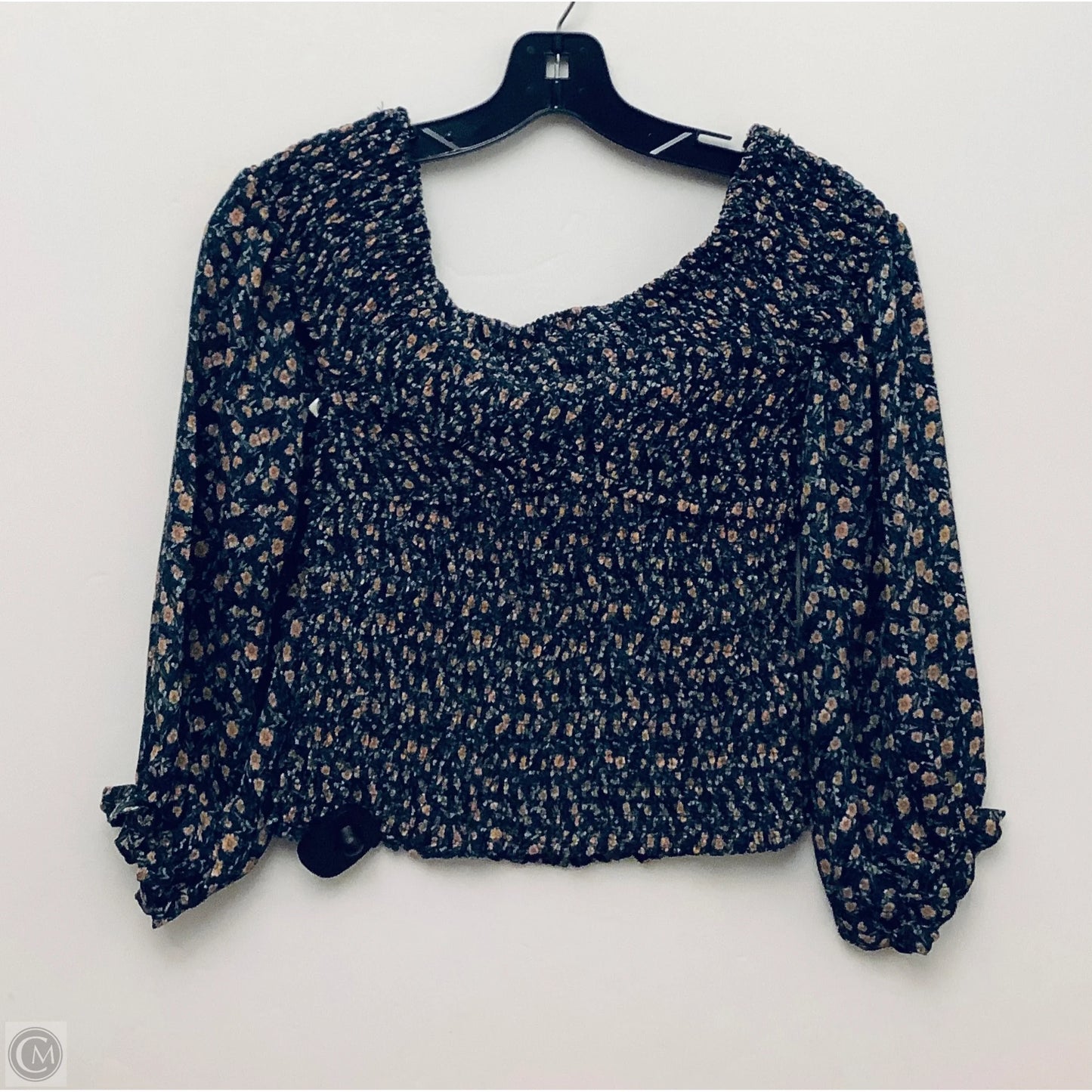 Top Long Sleeve By Cupcakes And Cashmere In Floral Print, Size: S