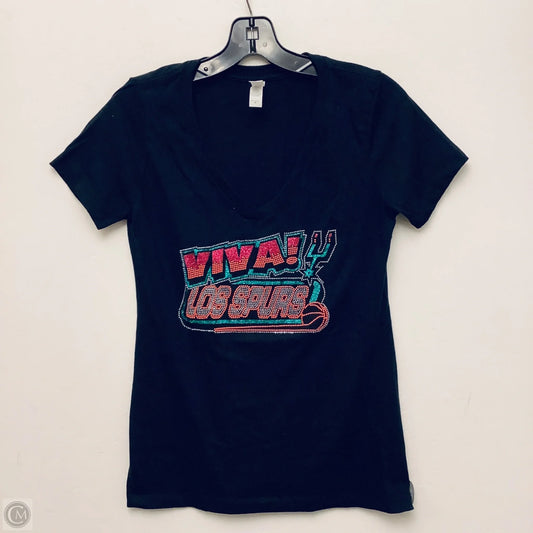 Top Short Sleeve Basic By Clothes Mentor In Black, Size: M