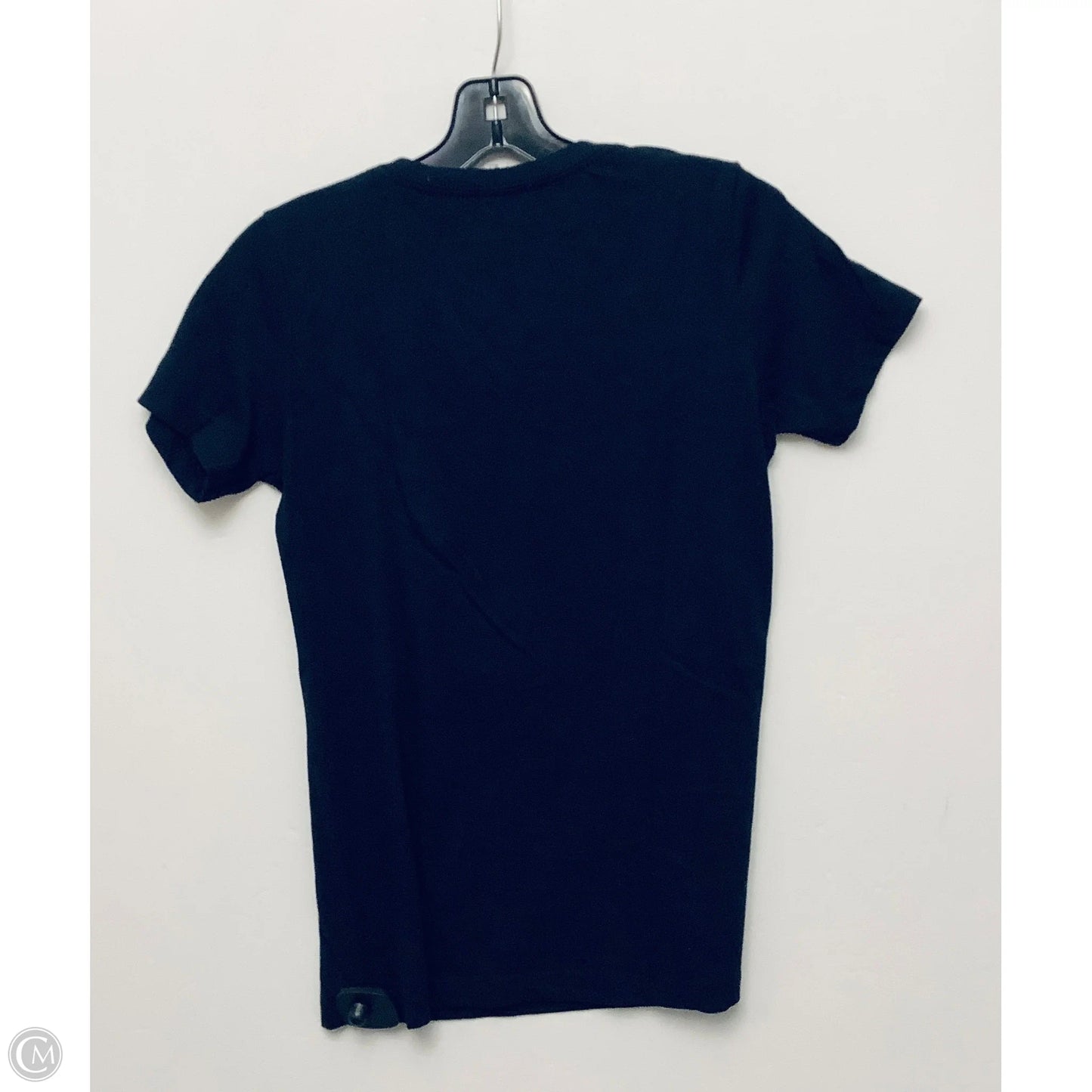 Top Short Sleeve Basic By Clothes Mentor In Black, Size: M