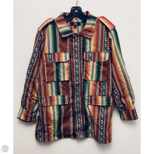 Jacket Shirt By Cmc In Multi-colored, Size: S