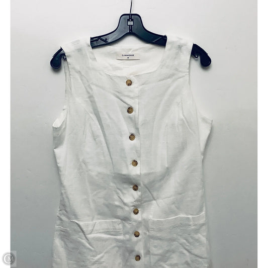 Dress Casual Short By Clothes Mentor In White, Size: M