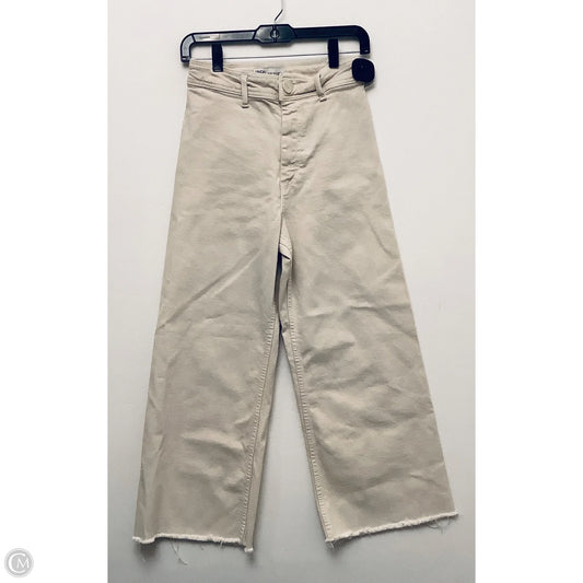 Jeans Straight By Zara In Tan, Size: 4