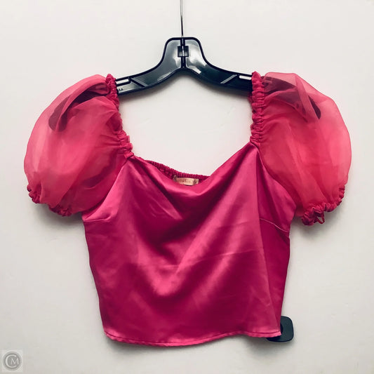 Top Short Sleeve By Clothes Mentor In Pink, Size: S