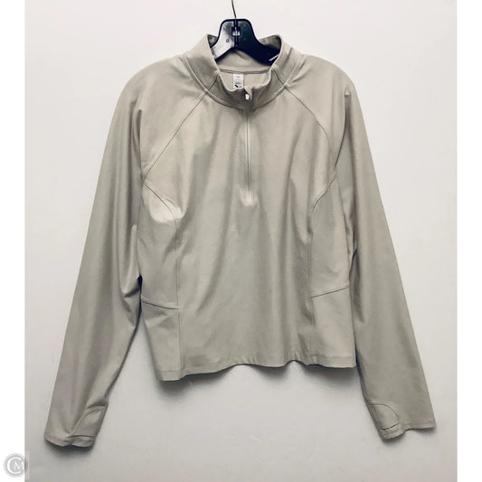 Athletic Jacket By Old Navy In Tan, Size: Xxl
