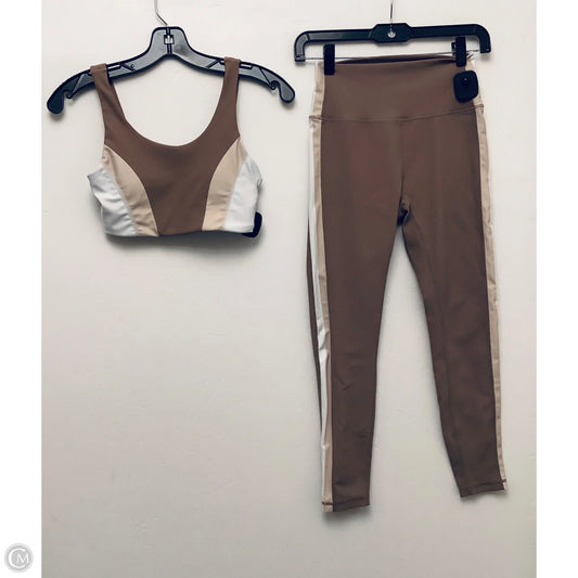 Athletic Pants 2pc By Cmc In Tan, Size: S