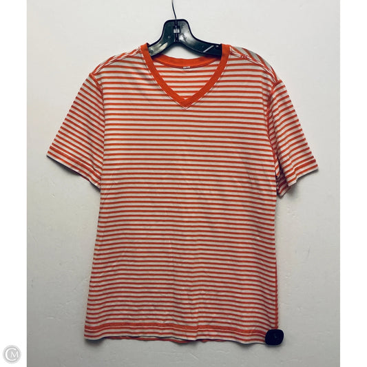 Top Short Sleeve Basic By Lululemon In Orange, Size: L