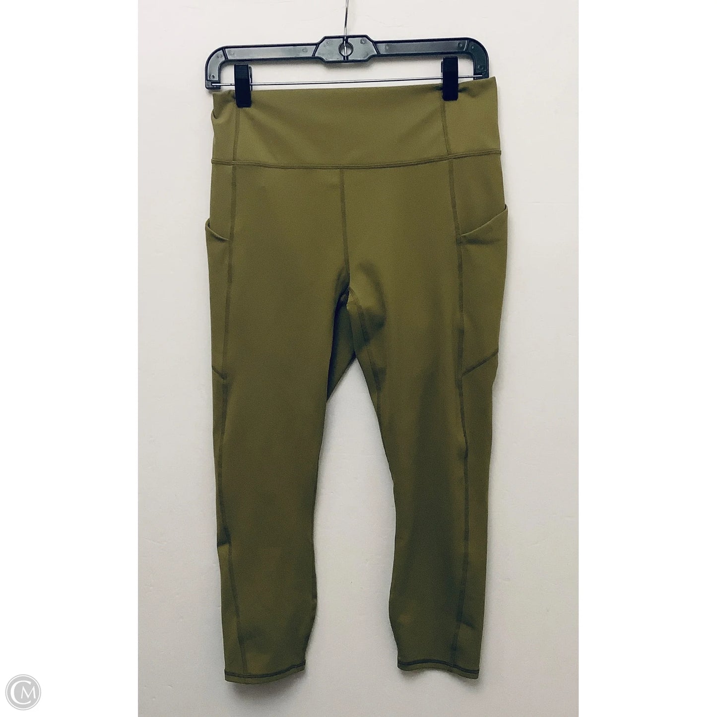 Athletic Leggings By Fabletics In Green, Size: M