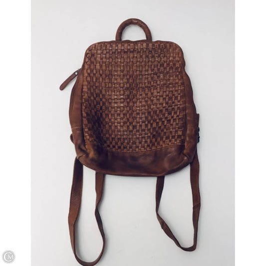 Backpack Leather By Clothes Mentor, Size: Medium