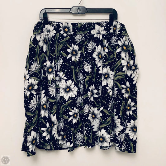 Skirt Mini & Short By Torrid In Floral Print, Size: 4x