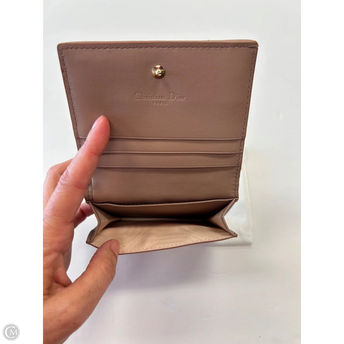 Wallet Luxury Designer By Dior, Size: Small