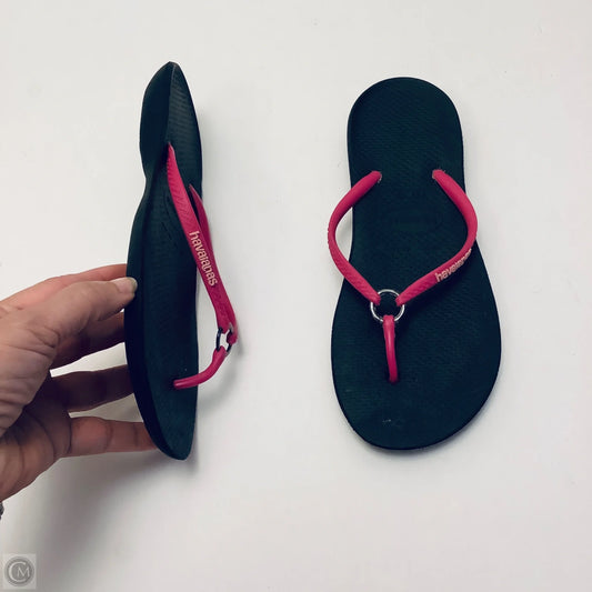 Sandals Flip Flops By Havaianas In Pink, Size: 7.5