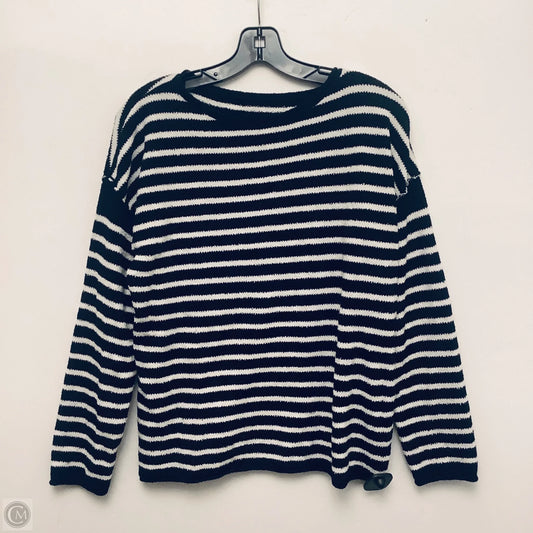 Sweater By Clothes Mentor In Black & White, Size: S