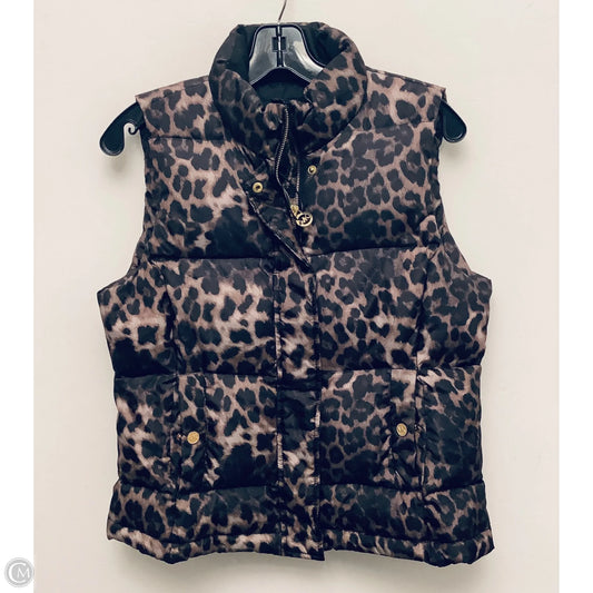 Vest Puffer & Quilted By Michael By Michael Kors In Animal Print, Size: Mp