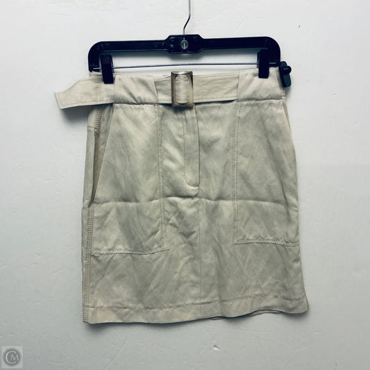 Skirt Midi By Massimo Dutti In Tan, Size: 4