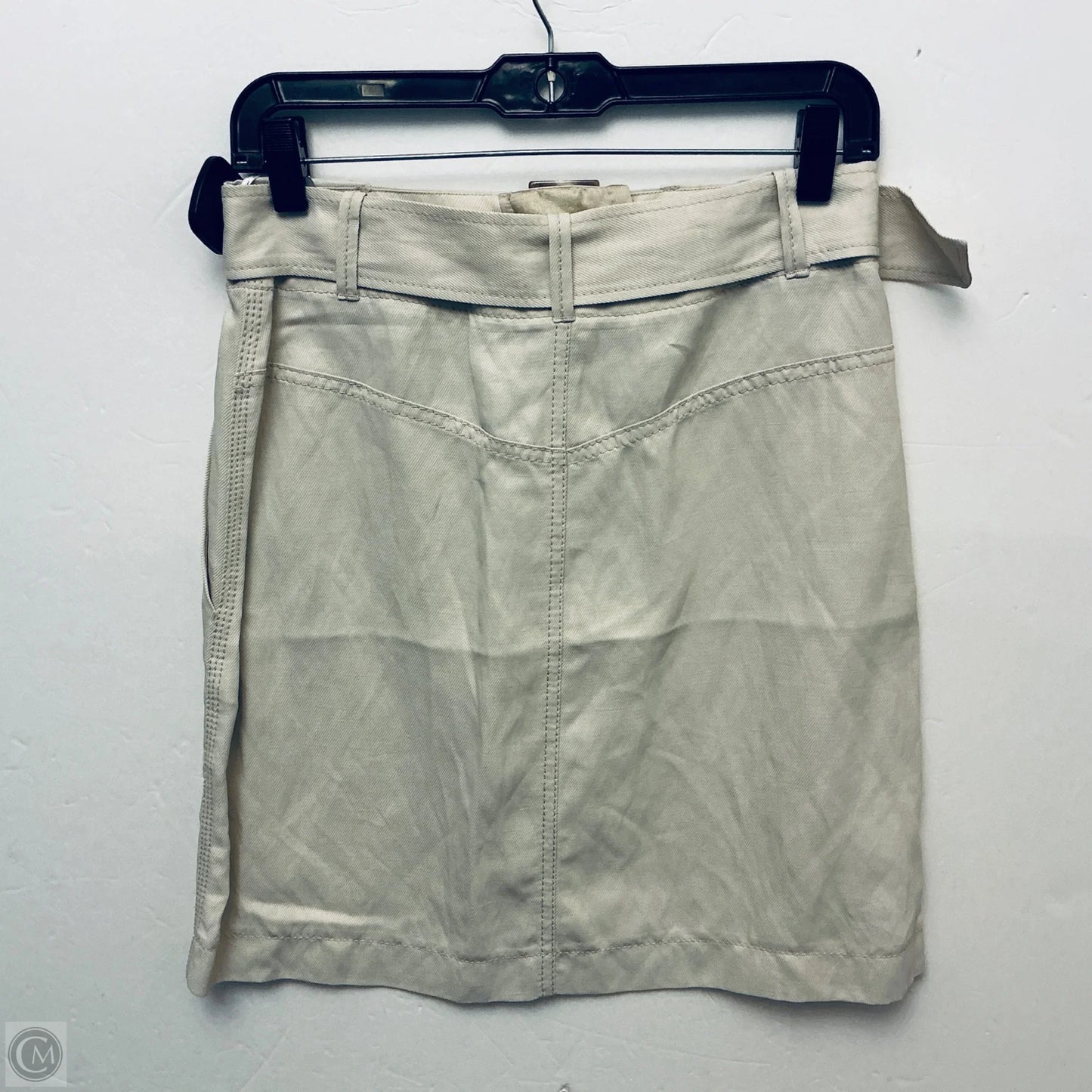 Skirt Midi By Massimo Dutti In Tan, Size: 4