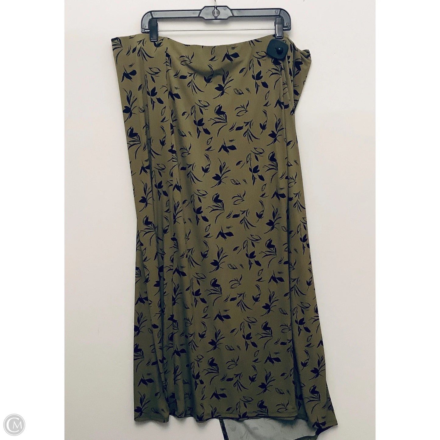 Skirt Maxi By Gilli In Green, Size: 3x