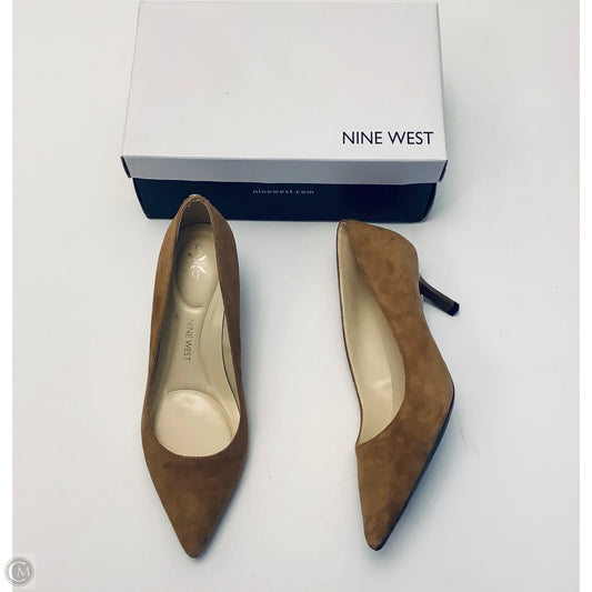 Shoes Heels Stiletto By Nine West In Tan, Size: 7.5