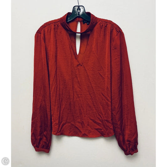 Top Long Sleeve By 1.state In Orange, Size: M