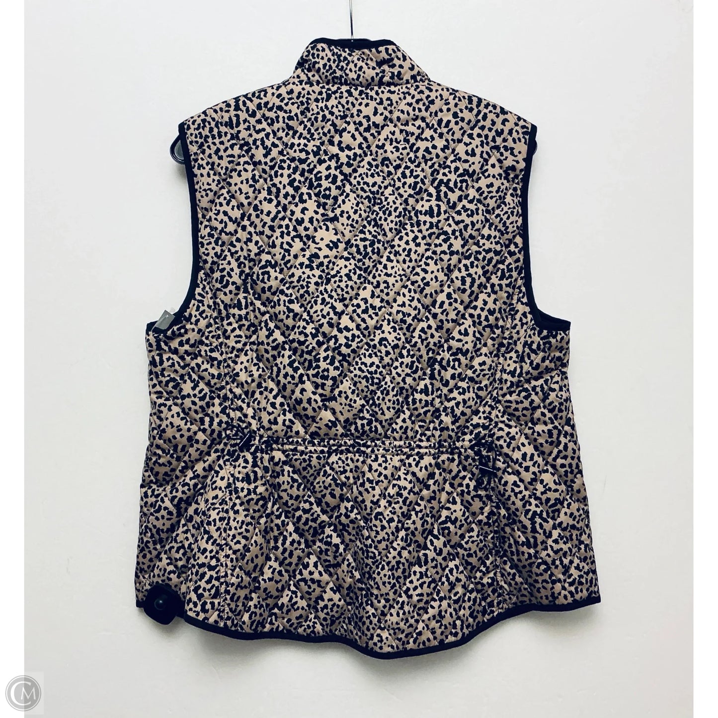 Vest Puffer & Quilted By Croft And Barrow In Animal Print, Size: Xl