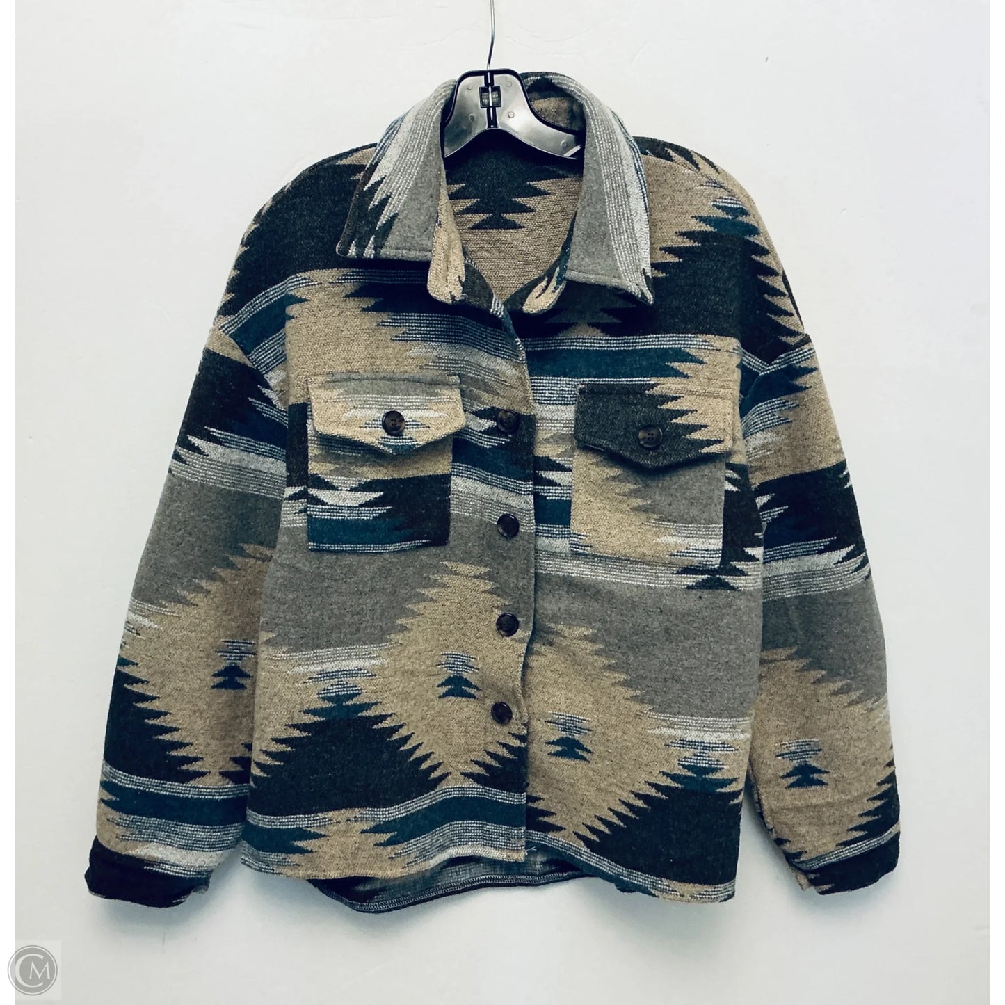 Jacket Other By Cme In Grey, Size: M