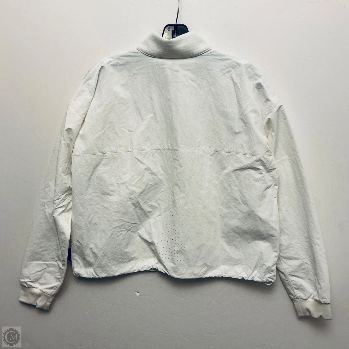 Jacket Windbreaker By Nike Apparel In White, Size: M