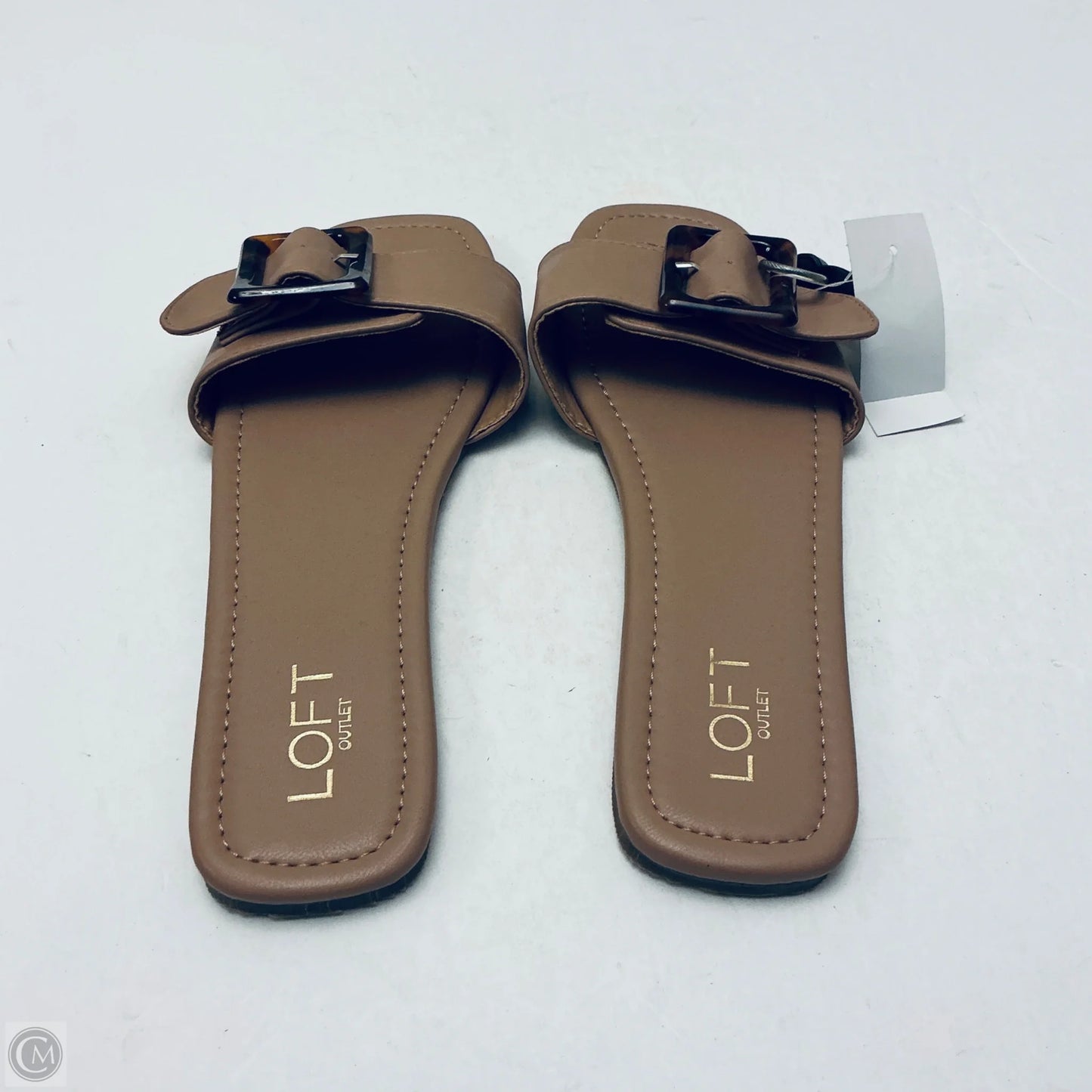 Sandals Flats By Loft In Tan, Size: 9