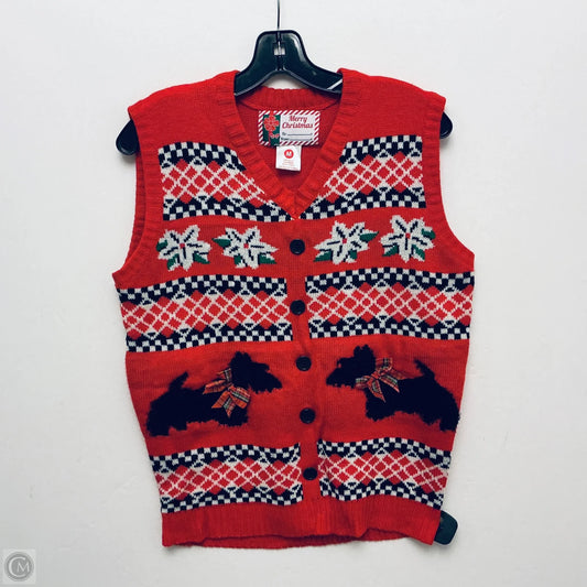 Sweater By Clothes Mentor In Red, Size: M