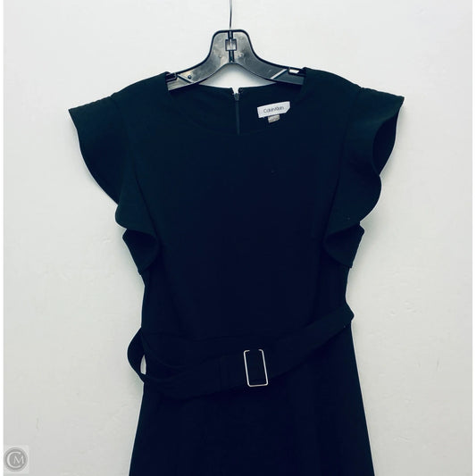 Dress Work By Calvin Klein In Black, Size: L