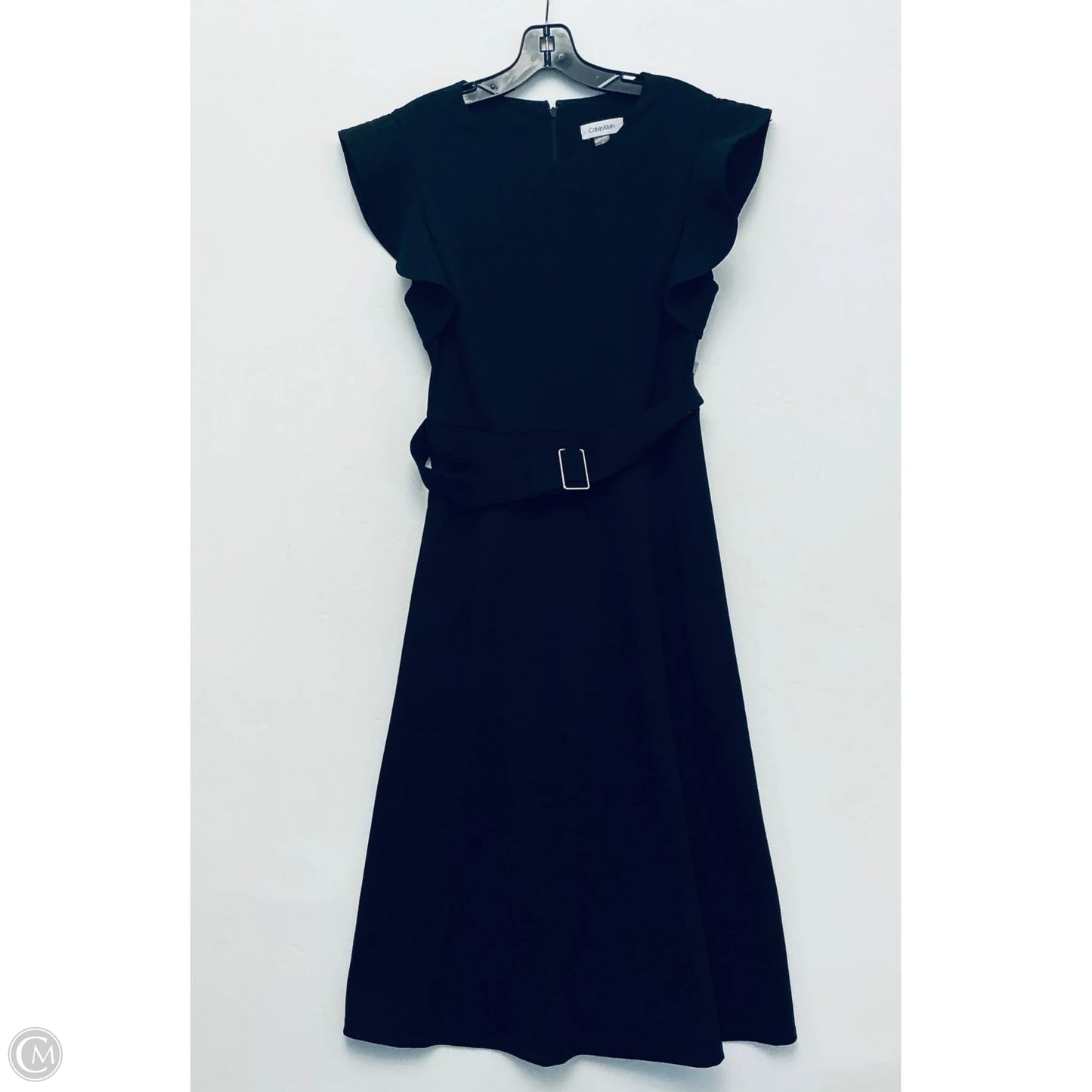 Dress Work By Calvin Klein In Black, Size: L