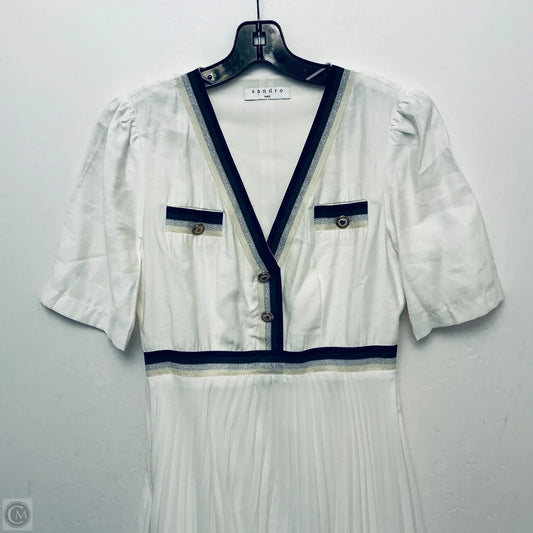 Dress Designer By Sandro In White, Size: M