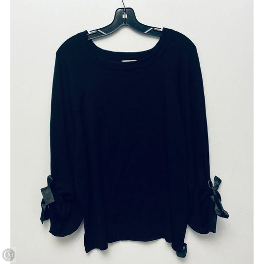 Top Long Sleeve By Clothes Mentor In Black, Size: Xl
