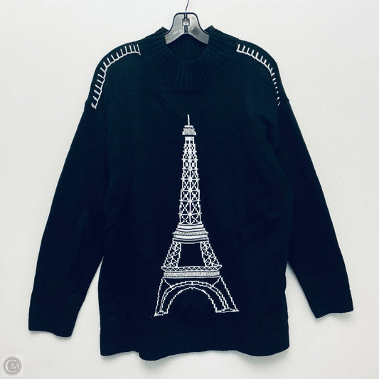 Sweater Designer By Karl Lagerfeld In Black, Size: Xl