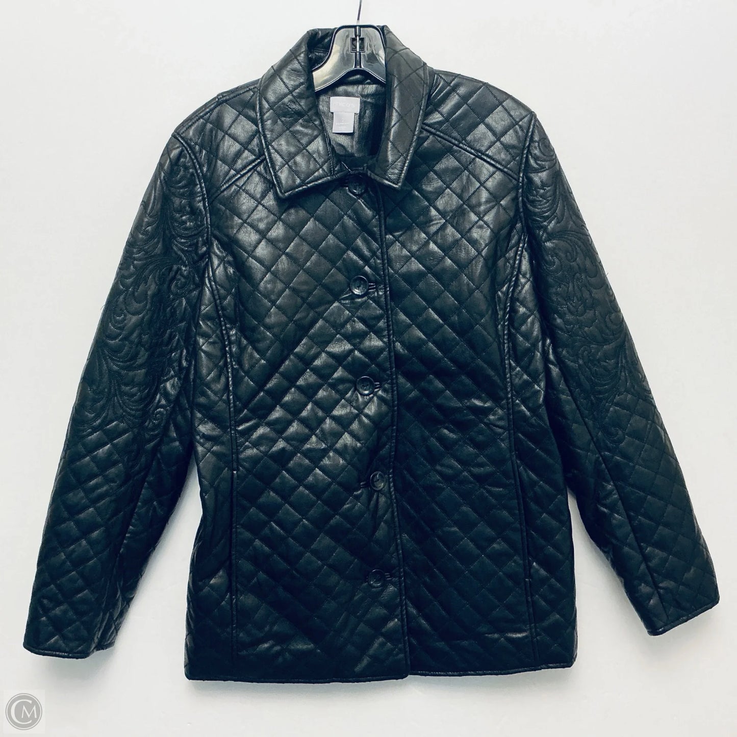Jacket Other By Chicos In Black, Size: 12