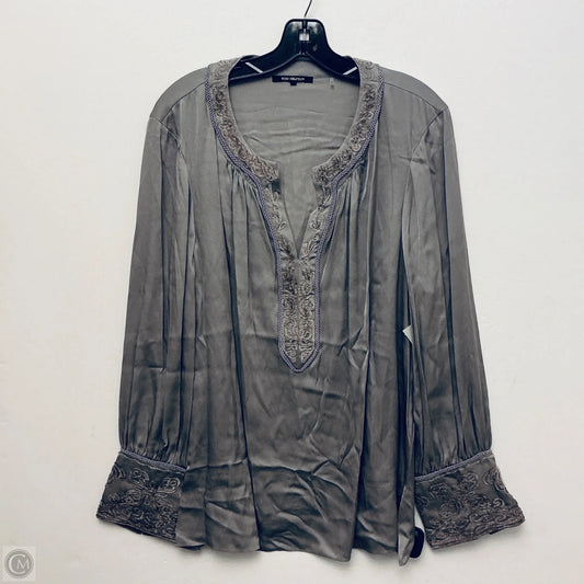 Top Long Sleeve by Kobi Halperin In Grey, Size: Xxl