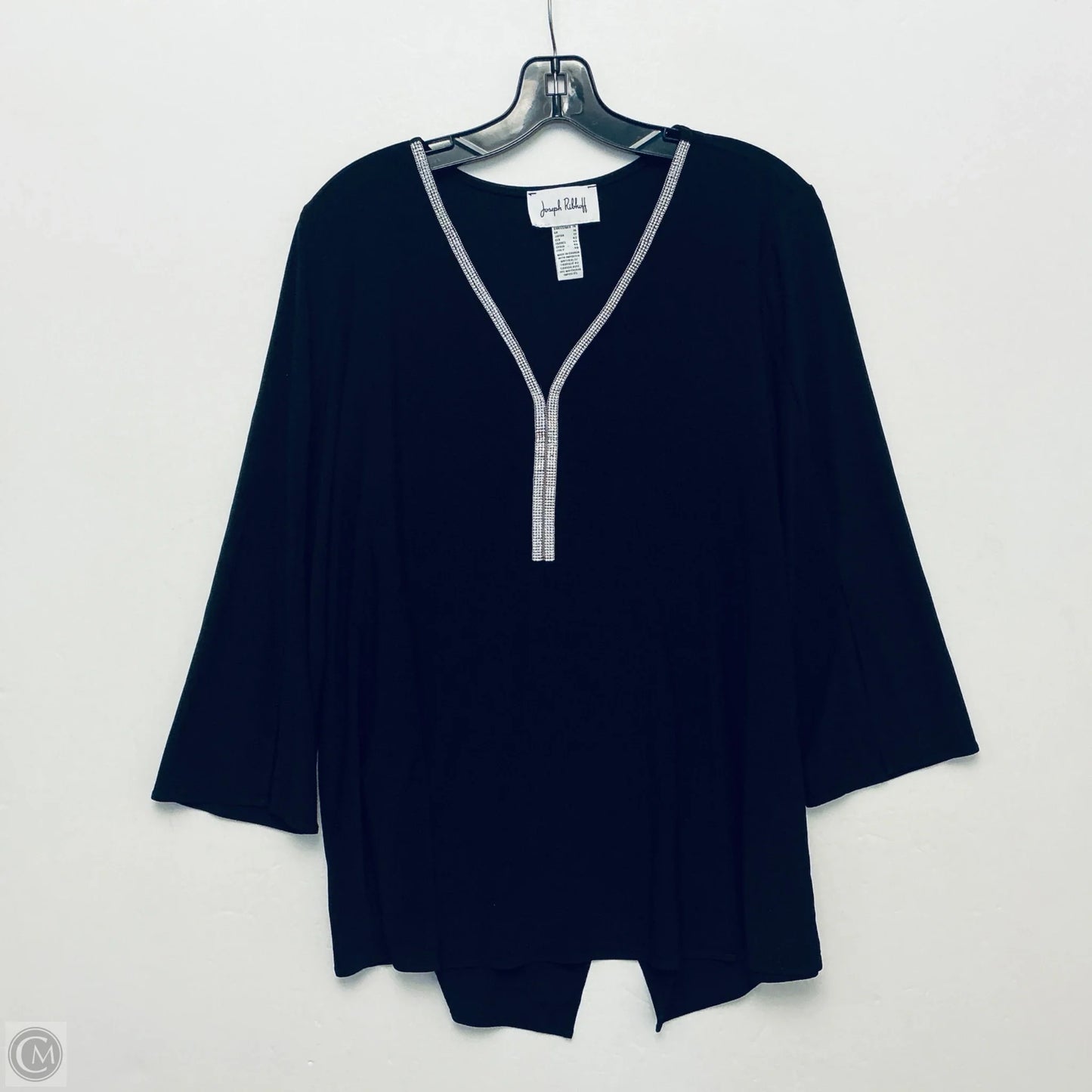 Top Long Sleeve By Joseph Ribkoff In Black, Size: Xl