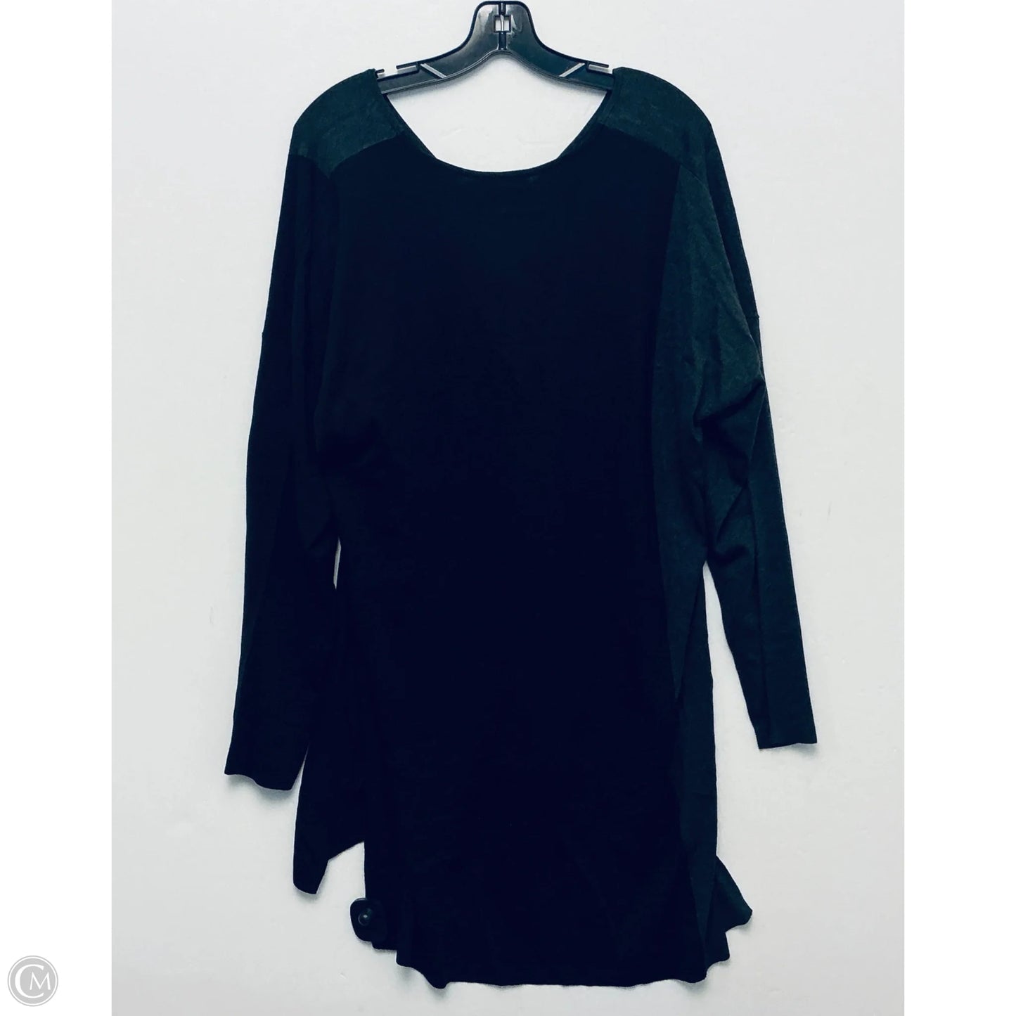Top Long Sleeve By Eileen Fisher In Black, Size: Xl