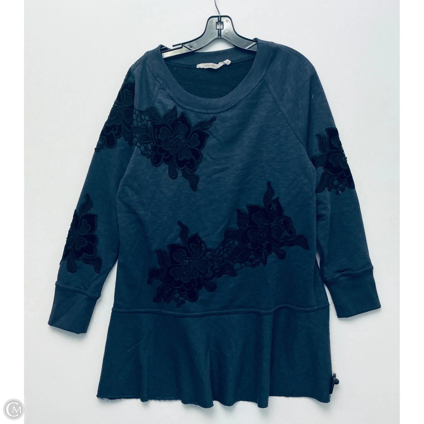 Sweatshirt Crewneck By Soft Surroundings In Navy, Size: Xl