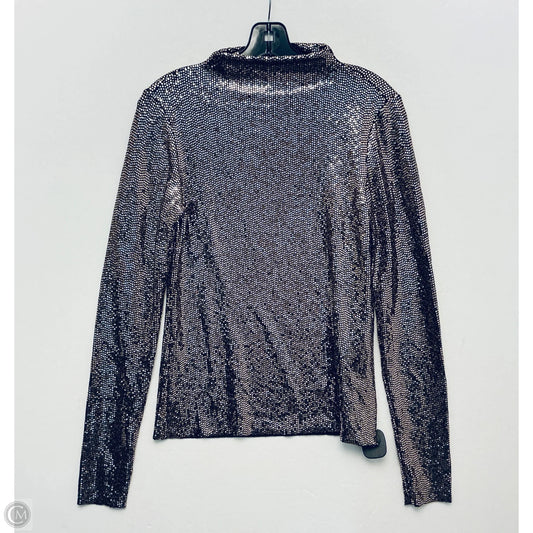 Top Long Sleeve By Cmb In Gold, Size: Xl