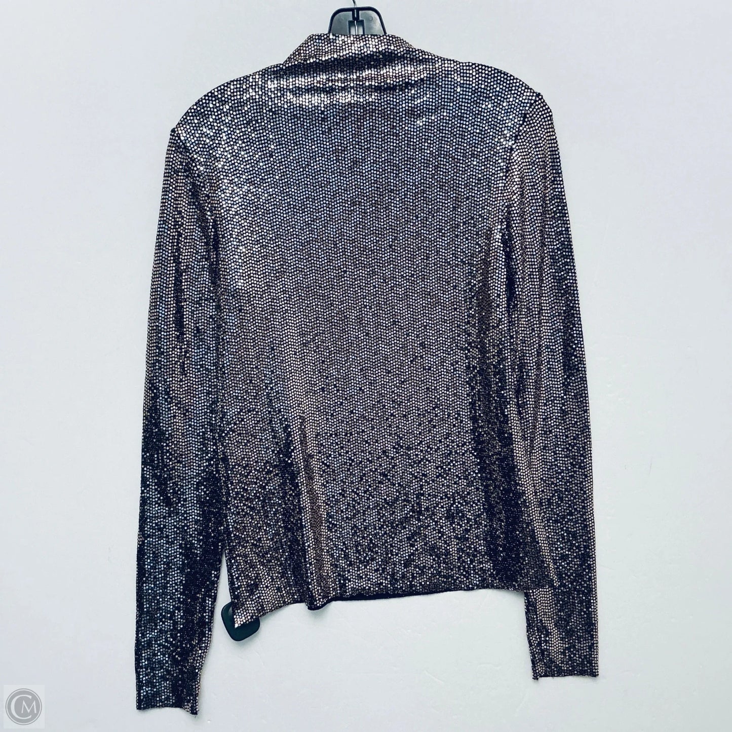 Top Long Sleeve By Cmb In Gold, Size: Xl