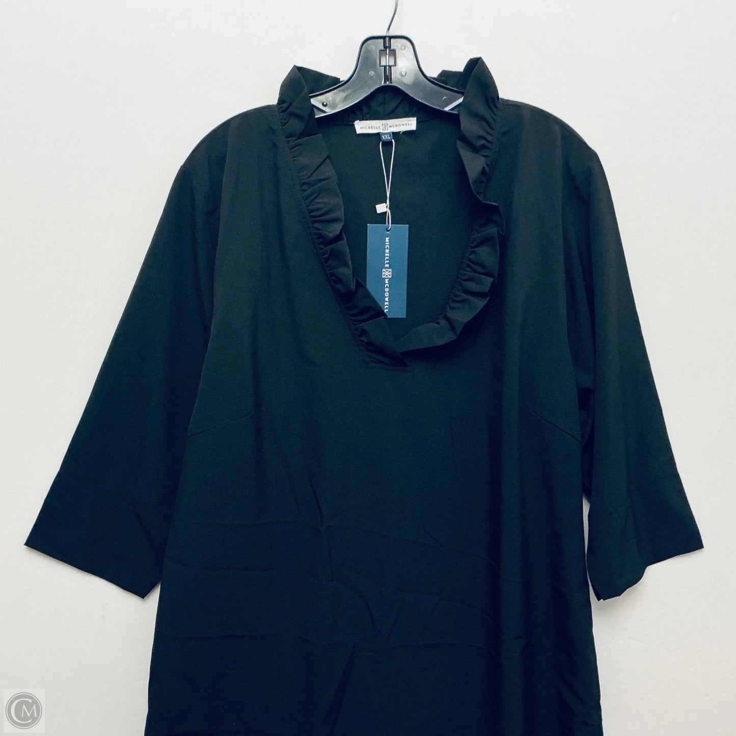Dress Casual Midi By Michelle Mcdowell In Black, Size: Xxl