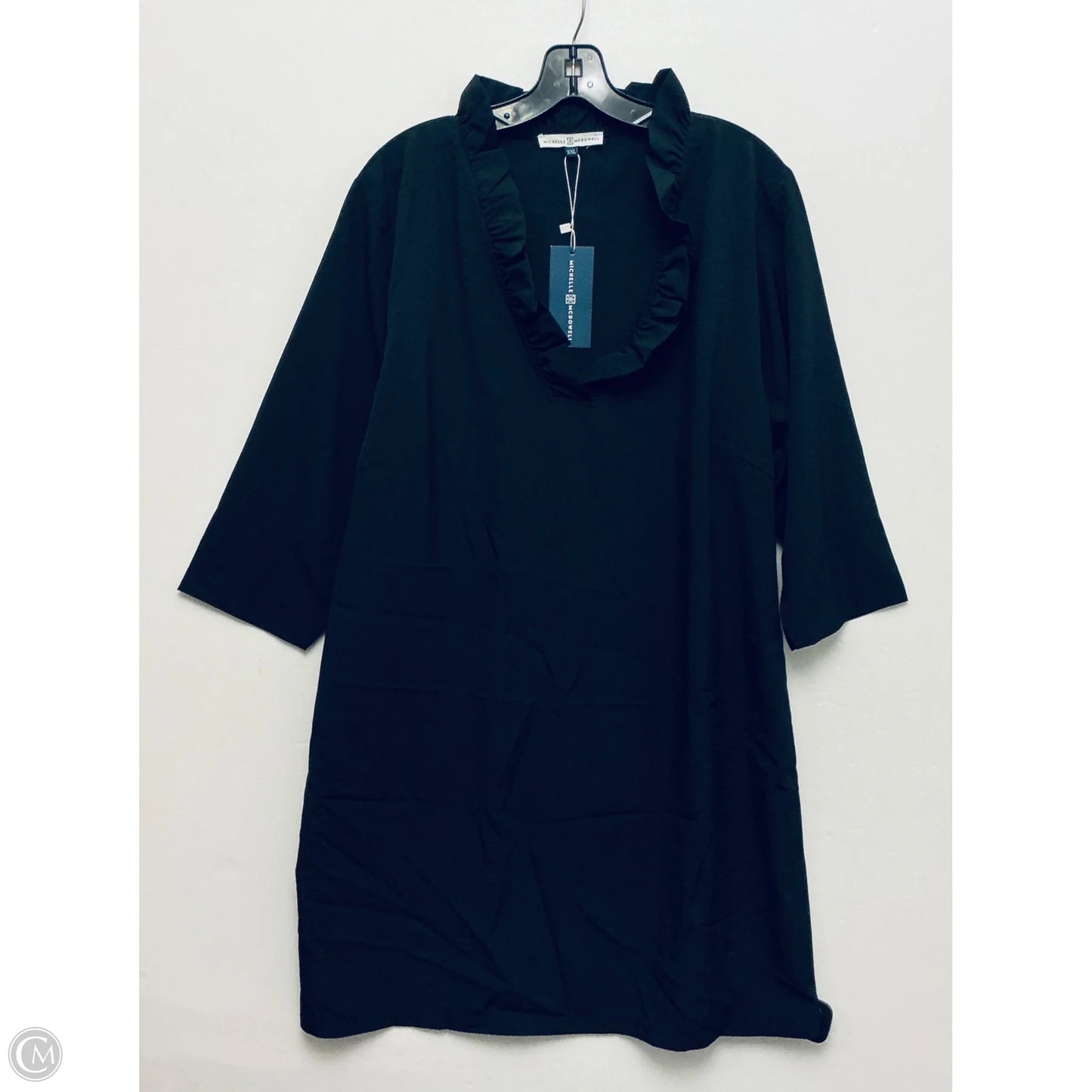 Dress Casual Midi By Michelle Mcdowell In Black, Size: Xxl