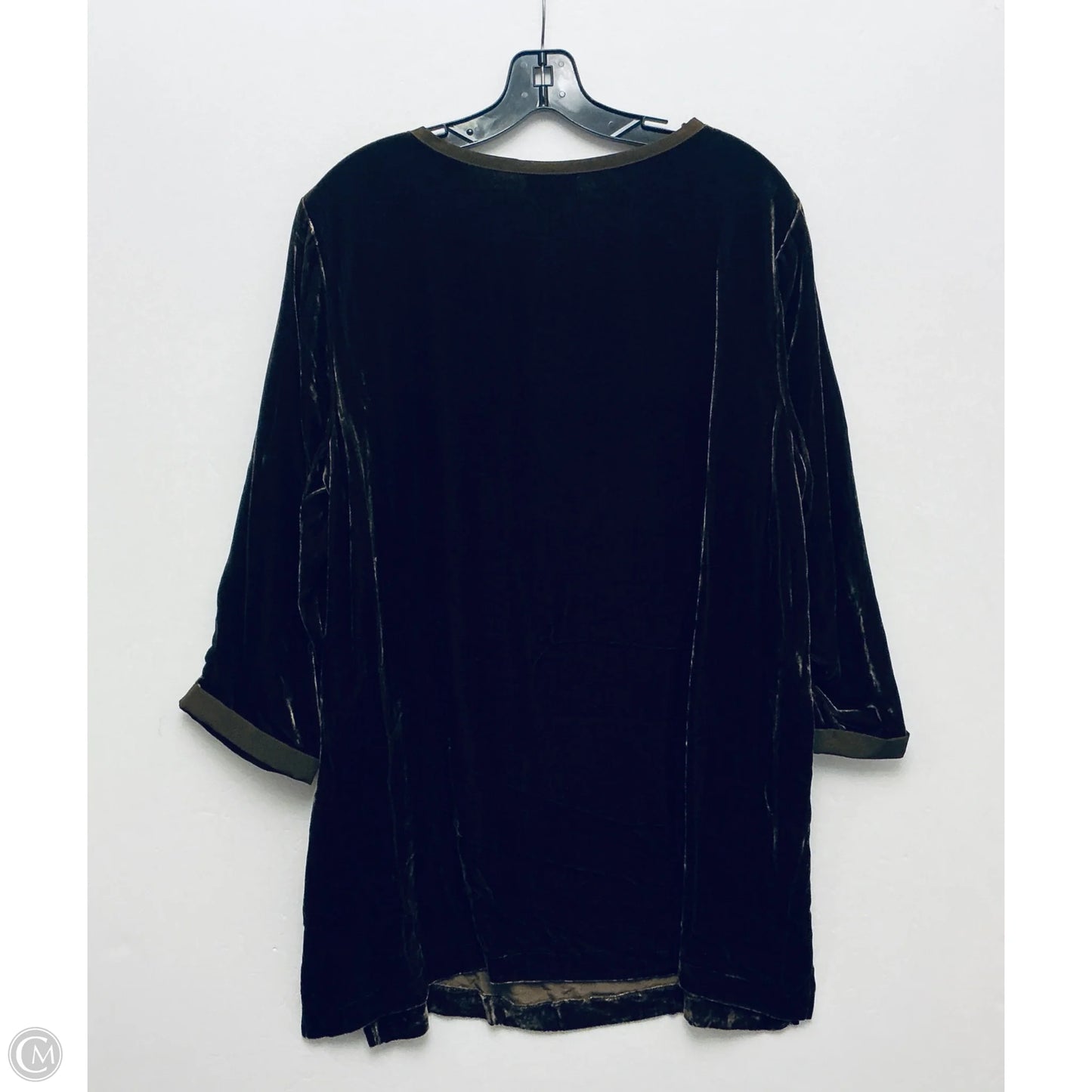 Top Long Sleeve By J. Jill In Gold, Size: 1x
