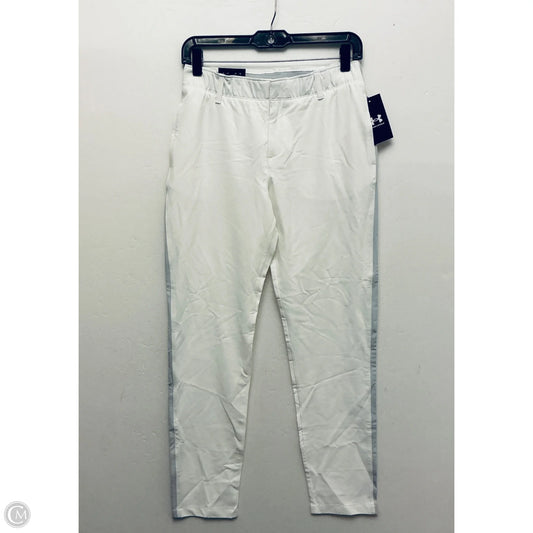 Athletic Pants By Under Armour In White, Size: 2